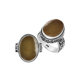 Handcrafted Sterling Silver Elegant Druzy Quartz Oval Balinese Engraved Luxury Statement Ring.